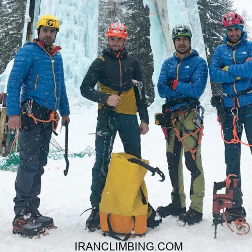 حضور ۴ نفر از طراحان صعودهای ورزشی در دوره طراحی مسیر یخنوردی / فرانسه