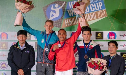 رضا علیپور، مرد برنزی مسابقات جام جهانی سنگنوردی چین