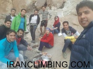 گشایش هشتمین مسیر در چشمه لاوی اصفهان