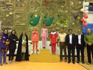 نتایج نهائی چهارمین دوره مسابقات سنگنوردی قهرمانی کشور، رده سنی نونهالان و نوجوانان / دختران